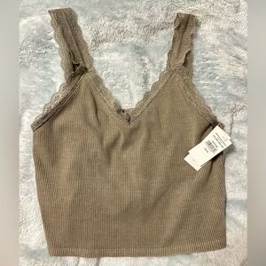 NWT Sage green tank top